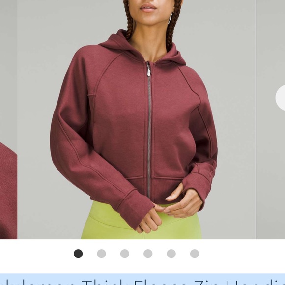 Lululemon Thick Fleece Zip Hoodie - Picture 1 of 4